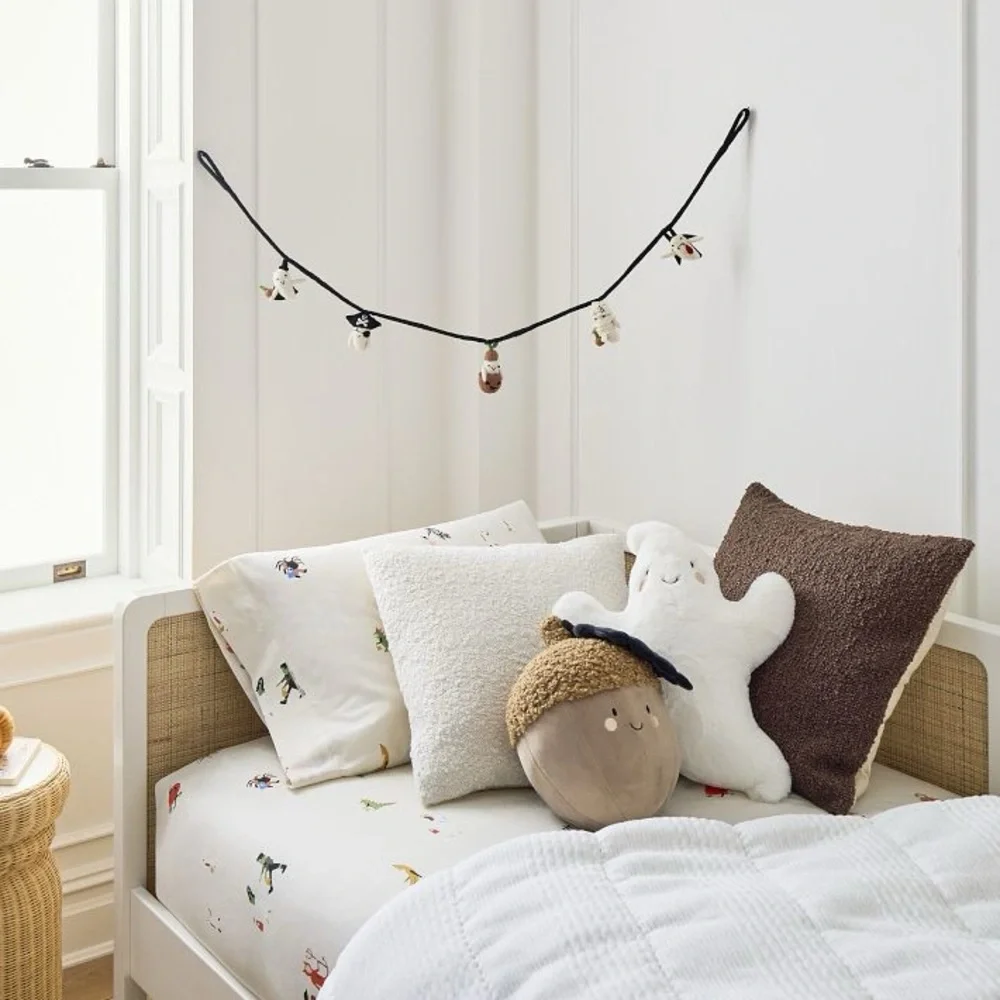 Trick or Treat Glow-in-the-Dark Twin Sheet Set -West Elm Kids